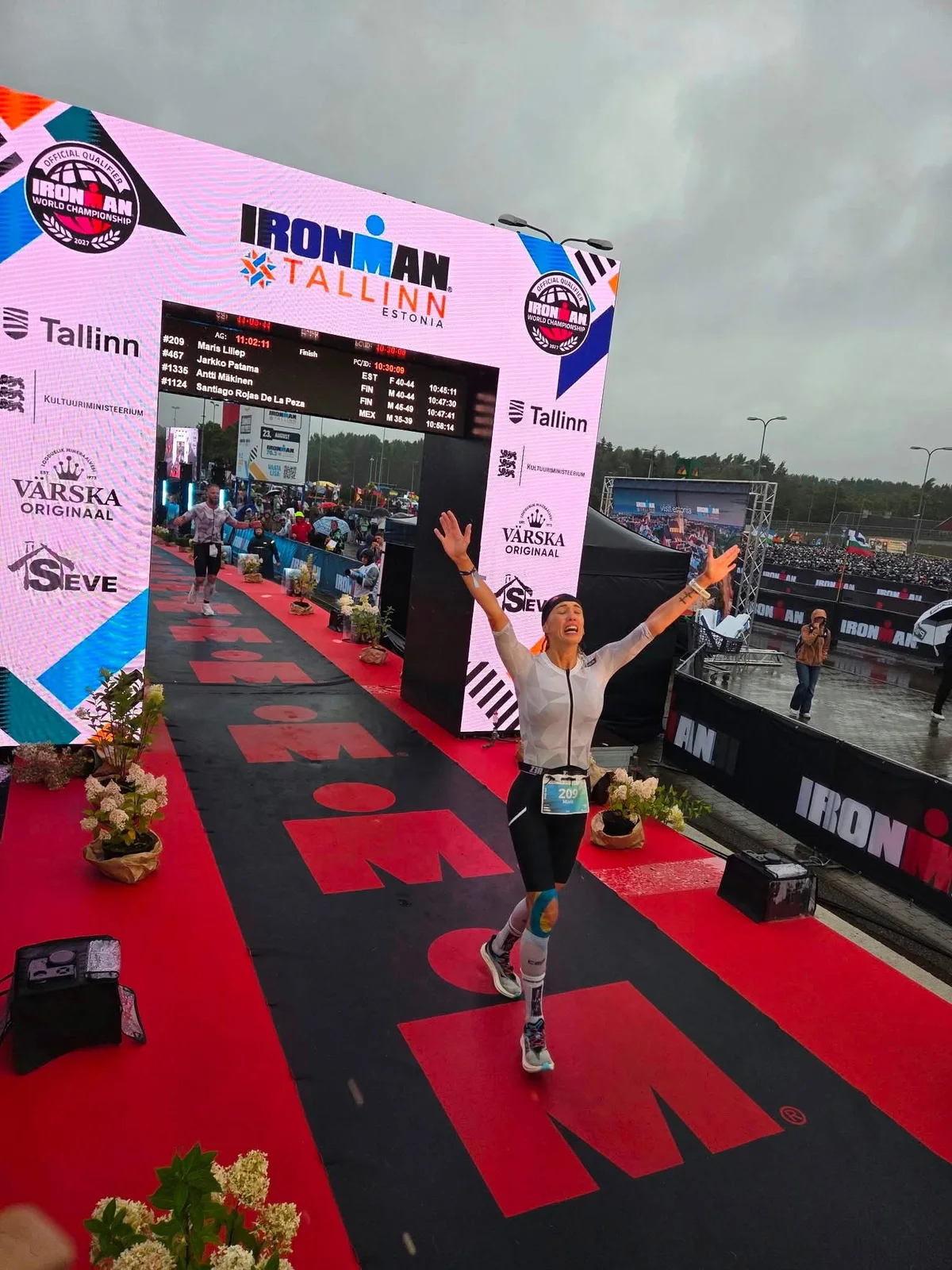 Maris Lillep Ironman Tallinn 2026 finišis
